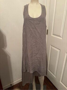 Fresh Laundry Linen layered dress L NWT